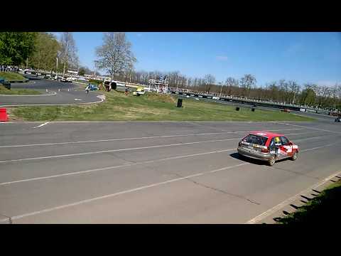 Rallycross 3 cars crash | Máriapócs Hungary | 2017.04.17