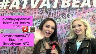 Jordyn Jones Interview With Alexisjoyvipaccess - AwesomenessTV Booth Beautycon NYC video