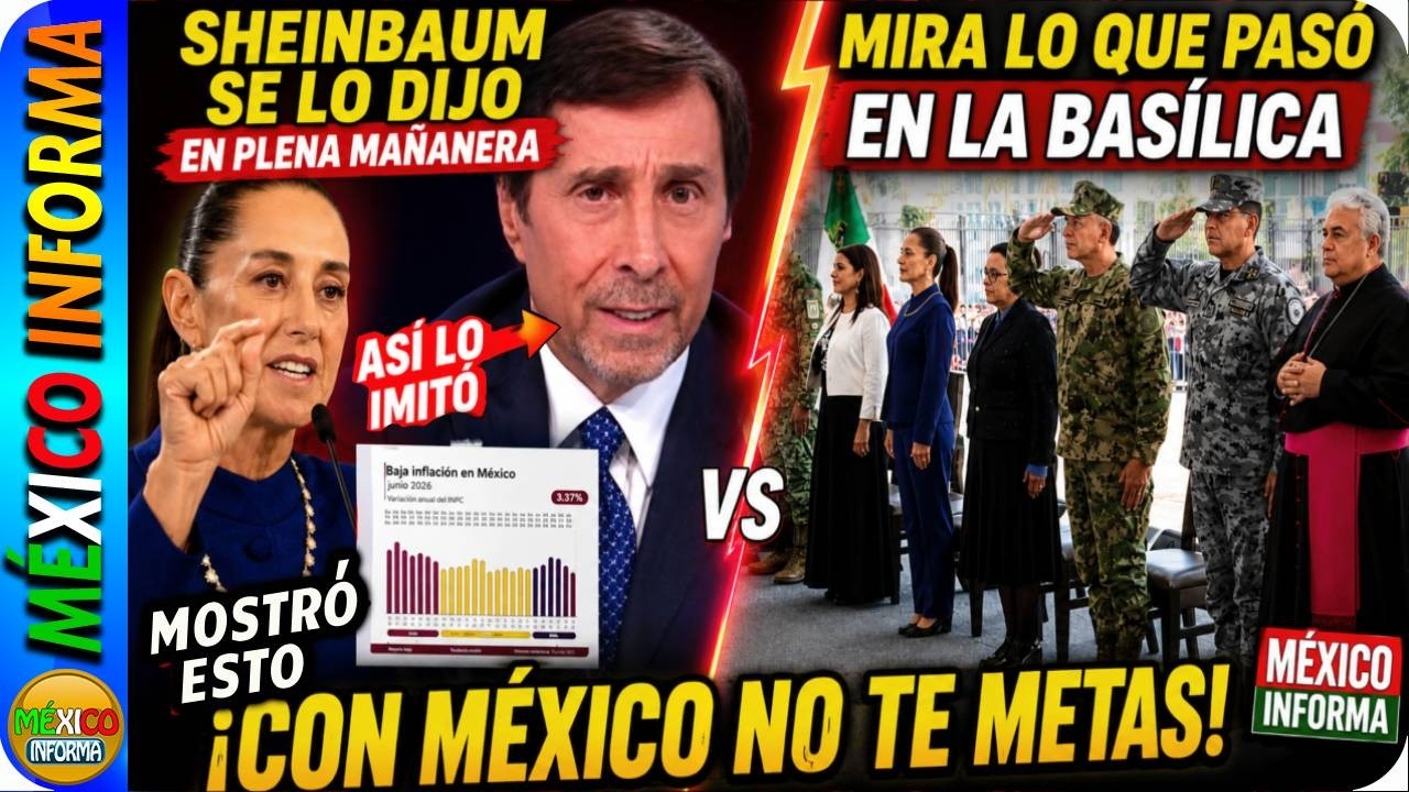 SHEINBAUM NO SE LO MANDÓ DECIR. ASÍ LO IMITÓ EN PLENA MAÑANERA. TREMENDO MENSAJE A PSEUDOPERIODISTA.