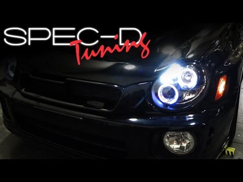 SPECDTUNING INSTALLATION VIDEO: 2002-2003 SUBARU WRX PROJECTOR HEADLIGHTS