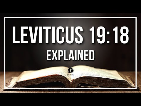 LEVITICUS 19:18 Explained | LEVITICUS 19:18 Meaning According to the Bible [KJV]Videobeschreibung:
