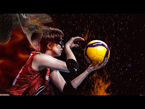 Cobra Style Serve by Yurie Nabeya | Craziest Serve in Volleyball History #2