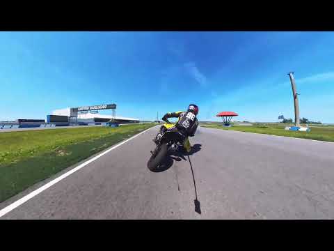 PGR 190 Sanlucar KR24 Pitbike - Probando cinturón de insta360