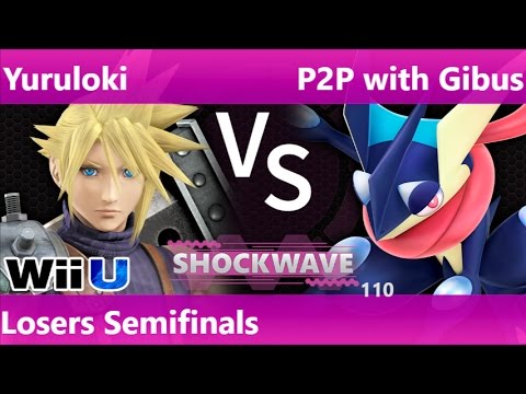 SW 110 - Yuruloki (Cloud) vs P2P with Gibus (Greninja) Losers Semifinals - Smash 4