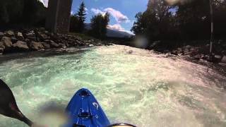 preview picture of video 'Kayak Bourg-Saint-Maurice GoPro'