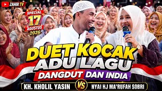 Download lagu Duet Kocak KH. KHOLIL YASIN VS NYAI HJ. MA'RUFAH SOBRI Terbaru 2026 Live Gambirono Bangsalsari  mp3