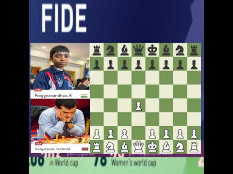 #CopadoMundoFIDE2021 GM Gabriel Sargissian X Praggnanandhaa Rameshbabu #GambitodaRainhaaceito