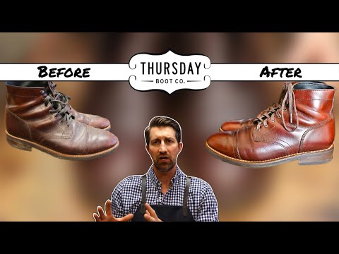 How To Clean & Condition Your Thursday Boot Captains (Smooth Leather) |