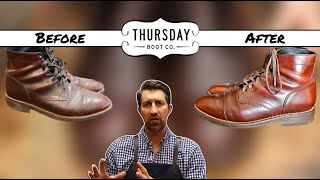 How To Clean & Condition Your Thursday Boot Captains (Smooth Leather) |