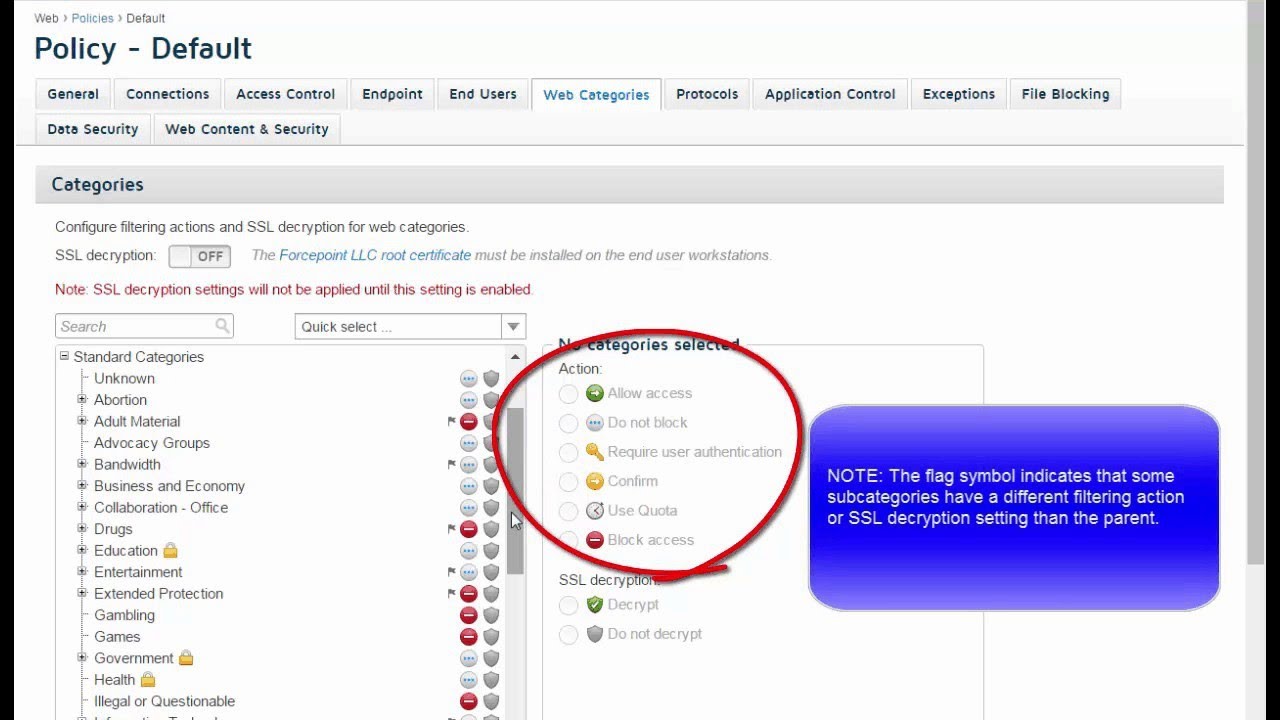 Forcepoint Web Security Cloud Features