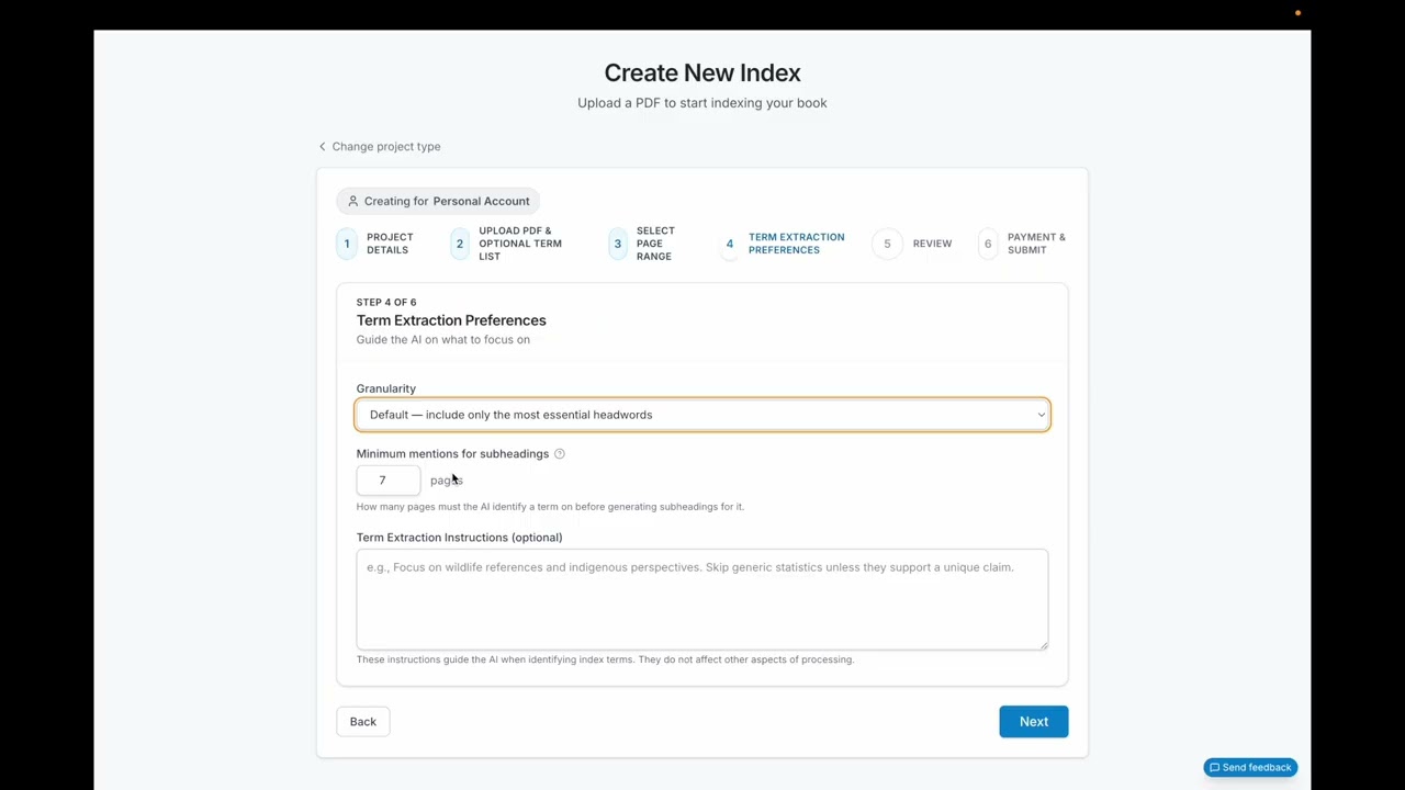 Handling Preambles and Roman Numeral Pagination in Your Book Index