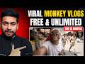 How To Make Viral Monkey AI Vlog Video How To Make AI Monkey Vlog Video Reels