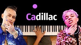 MORGENSHTERN & Элджей - Cadillac ● караоке | PIANO_KARAOKE ● ᴴᴰ + НОТЫ & MIDI