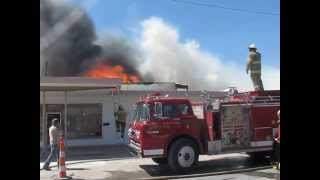 preview picture of video 'Orleans Theater Fire Orleans, Indiana'
