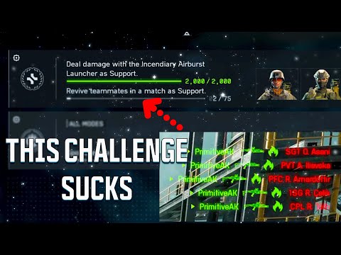 BATTLEFIELD 6 - HOW TO COMPLETE "Deal Damage with the Incendiary Airburst Launcher As Support"