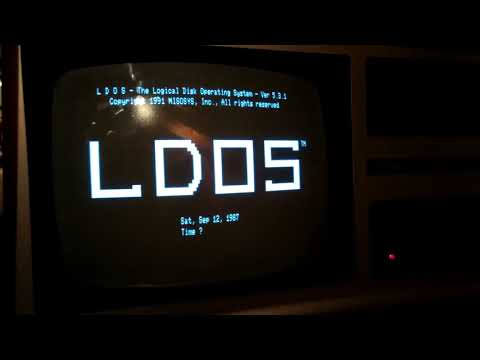 Tandy Radio Shack TRS-80 Model III - kurz vorgestellt - quick demonstration