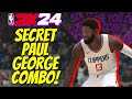 You NEED this SECRET PAUL GEORGE ProPLAY DRIBBLE COMBO in NBA2K24!