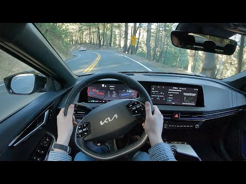 2022 Kia EV6 - POV First Drive (Binaural Audio)