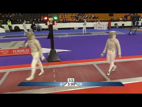 2022 353 T16 08 F S Individual NoviSad SRB ZCH RED ZINYUKHINA RUS vs BATTAI HUN