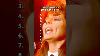 TIMELESS FEMALE VOICES OF THE 80S #shorts #music #songs #80S #Laura Branigan #Sandra #Bonnie Tyler