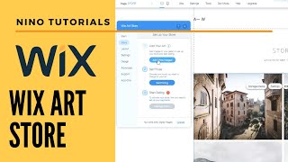 Wix Art Store - Wix For Beginners - Wix Tutorial