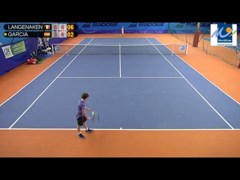 LANGENAKEN Louis-Lou (BEL) VS GARCIA Luis (ESP) - Tennis Club Auray - Auray 1
