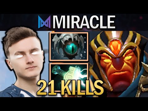 Ember Spirit Dota 2 Gameplay Miracle with 21 Kills - Skadi