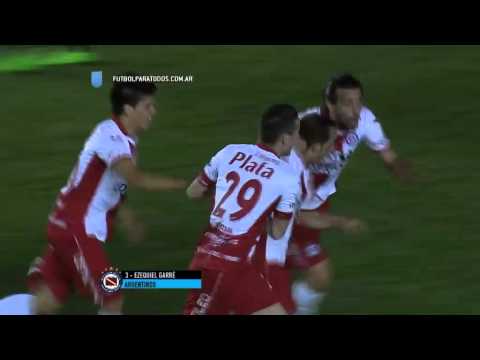Gol de Garré. Argentinos 2 - San Lorenzo 2. Fecha 21. Primera División 2015. FPT