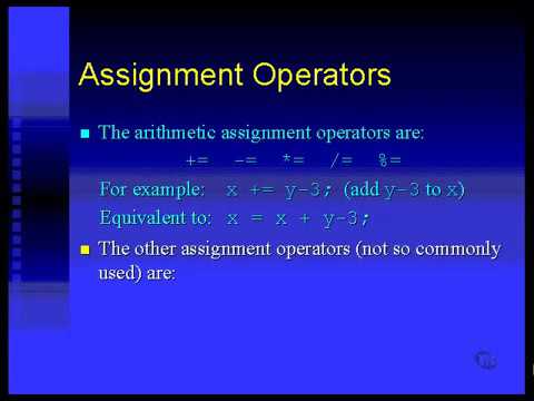 C Programming Tutorial 49   Advanced Operators