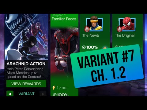 Variant #7 Ch.1.2 vs Voodoo, Ronin, Loki, Hawkeye, Annihilus, Wasp, Punisher, Spiderman | MCOC