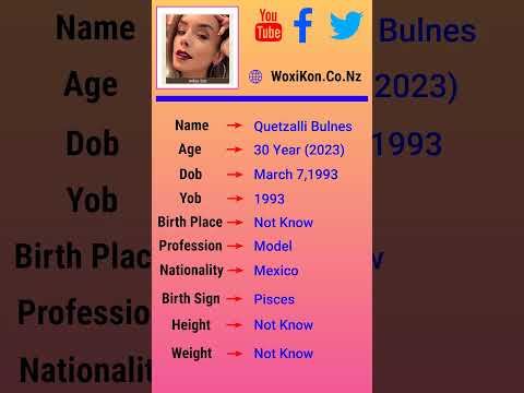 Quetzalli Bulnes - Bio, Networth, Family, Age, Birthdate & More