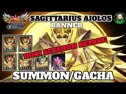 WANGI BANGET GACHA/SUMMON BANNER SAGITTARIUS AIOLOS - SAINT SEIYA LEGEND OF JUSTICE