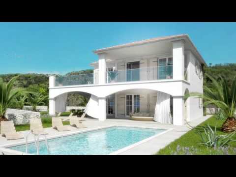 H474 Moderne Villa mit Swimmingpool, Insel Krk, Kroatien