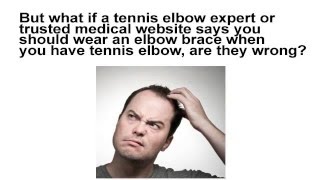 Why the Best Tennis Elbow Braces Are None At All
