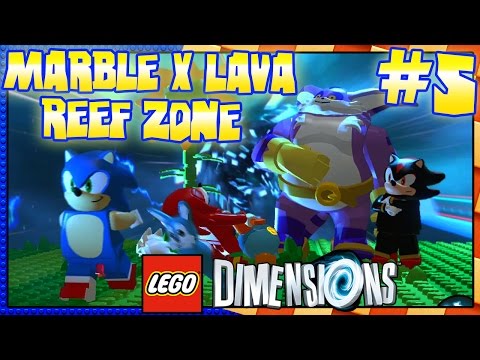 ABM: Sonic Dimensions - Marble X Lava Reef Zone! Lego Dimensions Walkthrough 5! (60FPS)