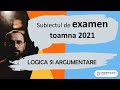 Bac Logica 2021 Rezolvarea Subiectului De BAC Din Toamna