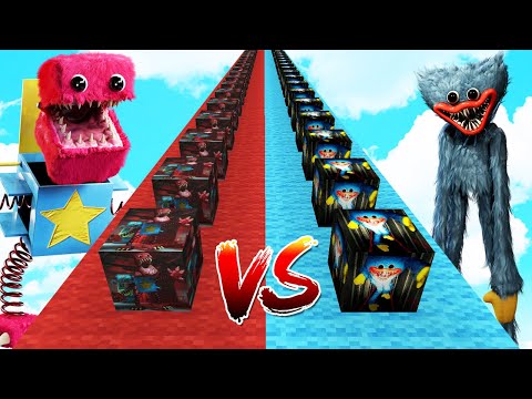 BOXY BOO ŞANS BLOK VS HUGGY WUGGY ŞANS BLOK 😱 - Minecraft