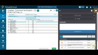 How to Insert Comments Into PowerPro Gradebook