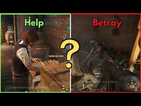 Help or Betray Bobbi- The Big Dig (+Hancock's Reaction) | Fallout 4: Next Gen