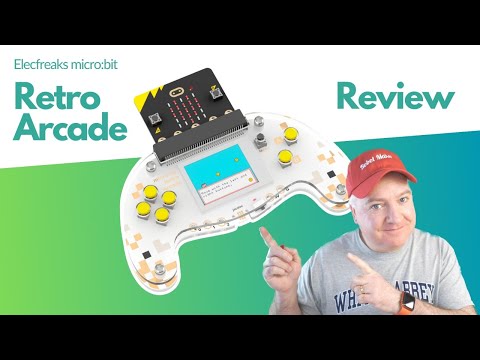YouTube Thumbnail for Elecfreaks microbit Retro Arcade review and unboxing