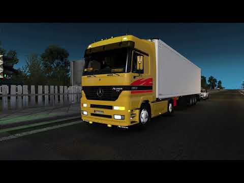 ETS2 1.35 Promods 2.41 Mercedes MP1 from Aral To Aktobe DX11