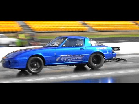 SOUTH COAST ROTARY E85 RX7 STREET 289 CLASS WINNER & BREAKS INTO THE 7'S AT SYDNEY JAMBOREE 2017