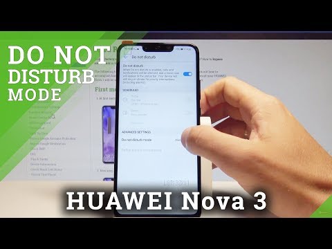 How to Enable Do Not Disturb on HUAWEI Nova 3 - Mute Settings / Set Up DND