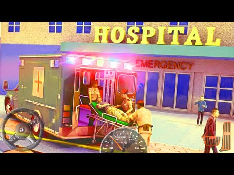 US Army Ambulance Rescue Driver - Emergency Van Driving Simulator - Android GamePlay