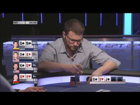 ROCA vs PETRANGELO vs HICKS vs FIRSAU - EPT 10 Grand Final - Poker Highlight