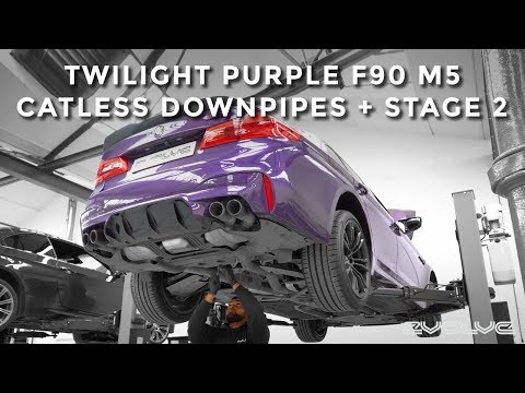 Supersprint Catless Downpipes + Stage 2 Remap for Twilight Purple F90 M5