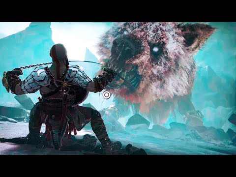 Atreus Injects Fenrir Soul Into Body of Giant Wolf GARM - God Of War Ragnarok