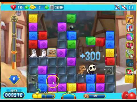 Pet Rescue Saga Level 2814 ~ No Boosters very hard level