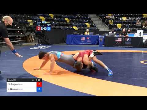 57 Kg Prelims Vitali Arujau TMWC Spartan Combat WC Vs Jackson Nielsen Nebraska Golden Eagles Wrest