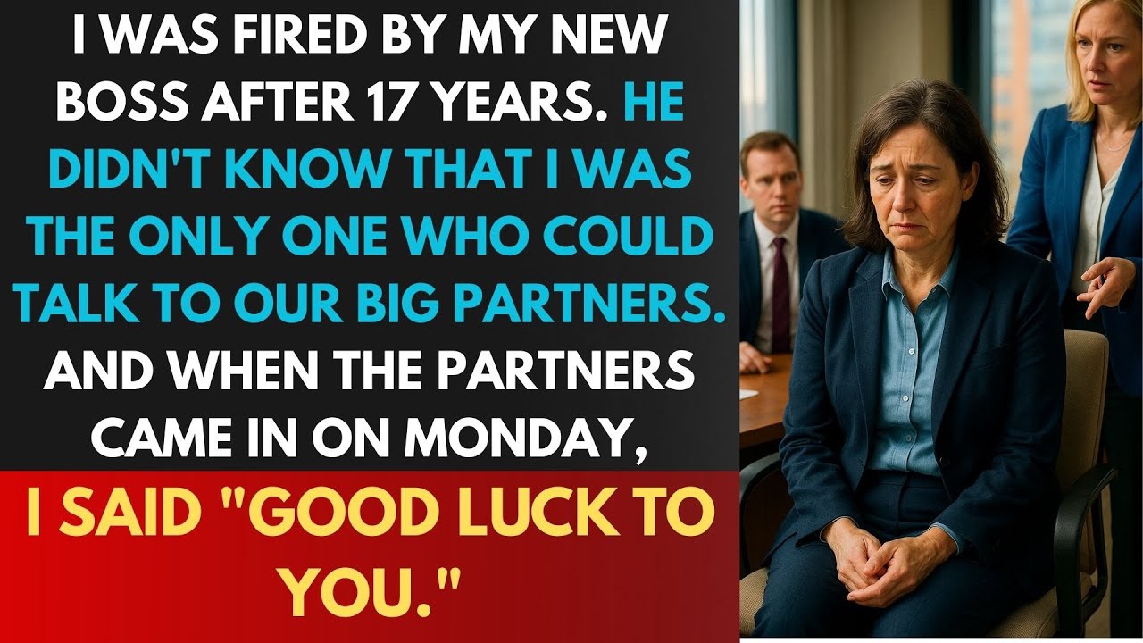 I Was Fired By The New Boss He Had No Idea That I Was The Only One Who Could Speak With Our Partners